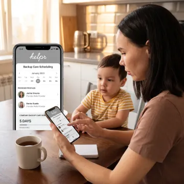 Working parent accessing family care benefits