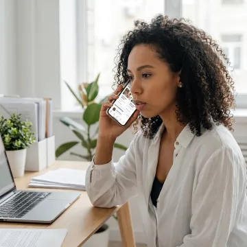 Employee reviewing family care options