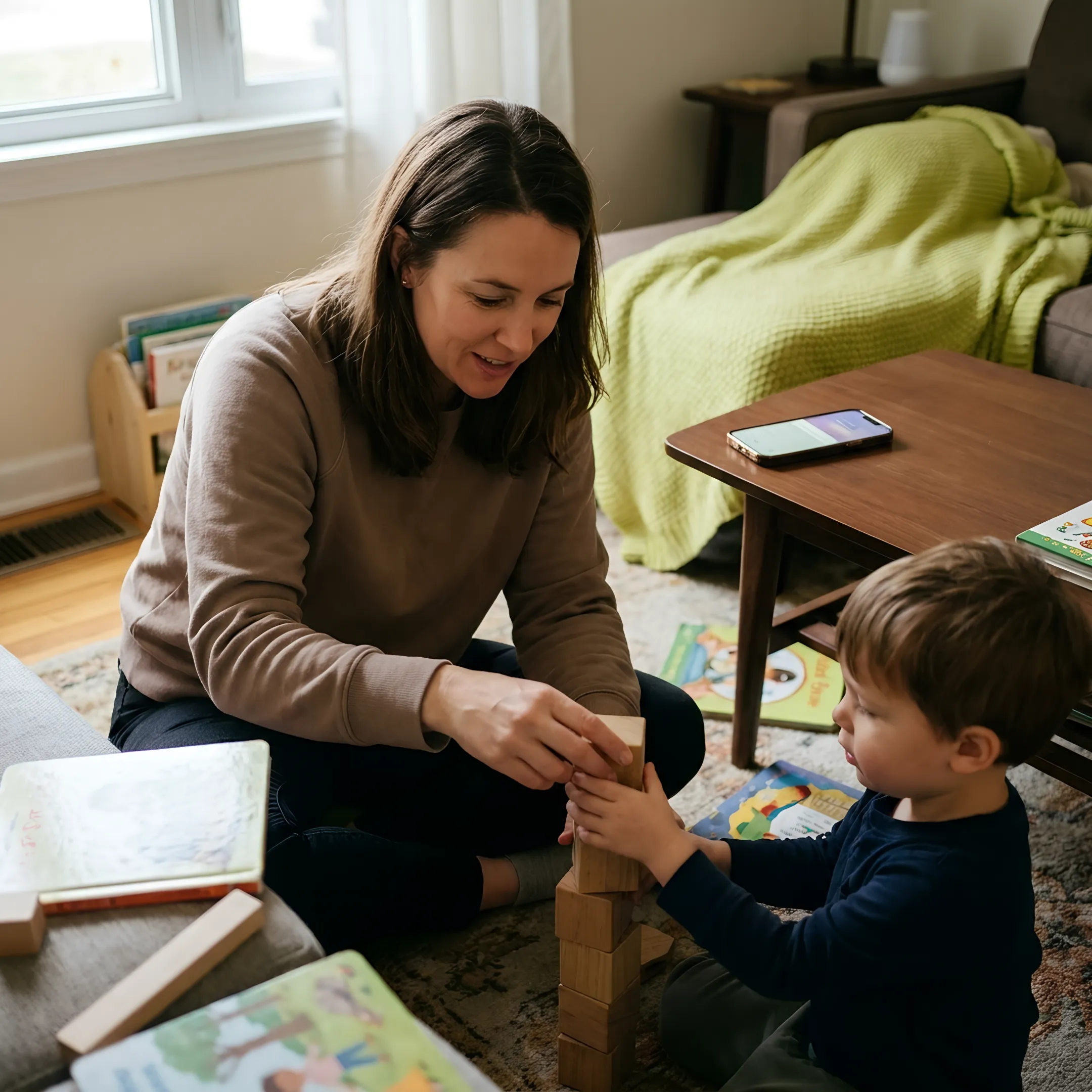 Vetted childcare provider paid through an employer care benefit