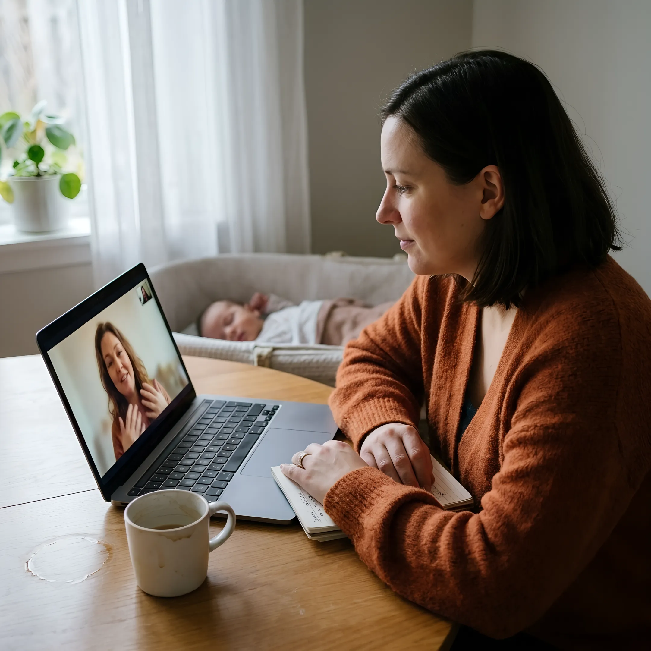 Employee planning childcare before returning from parental leave