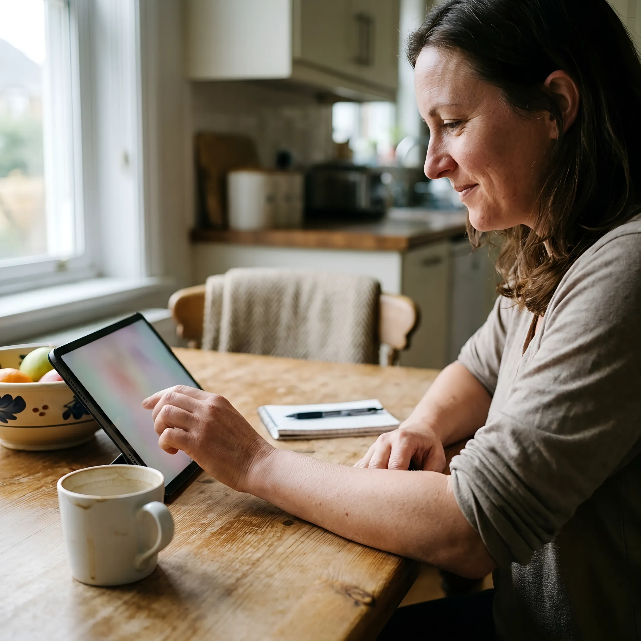 Employee nominating a trusted caregiver in the Helpr app