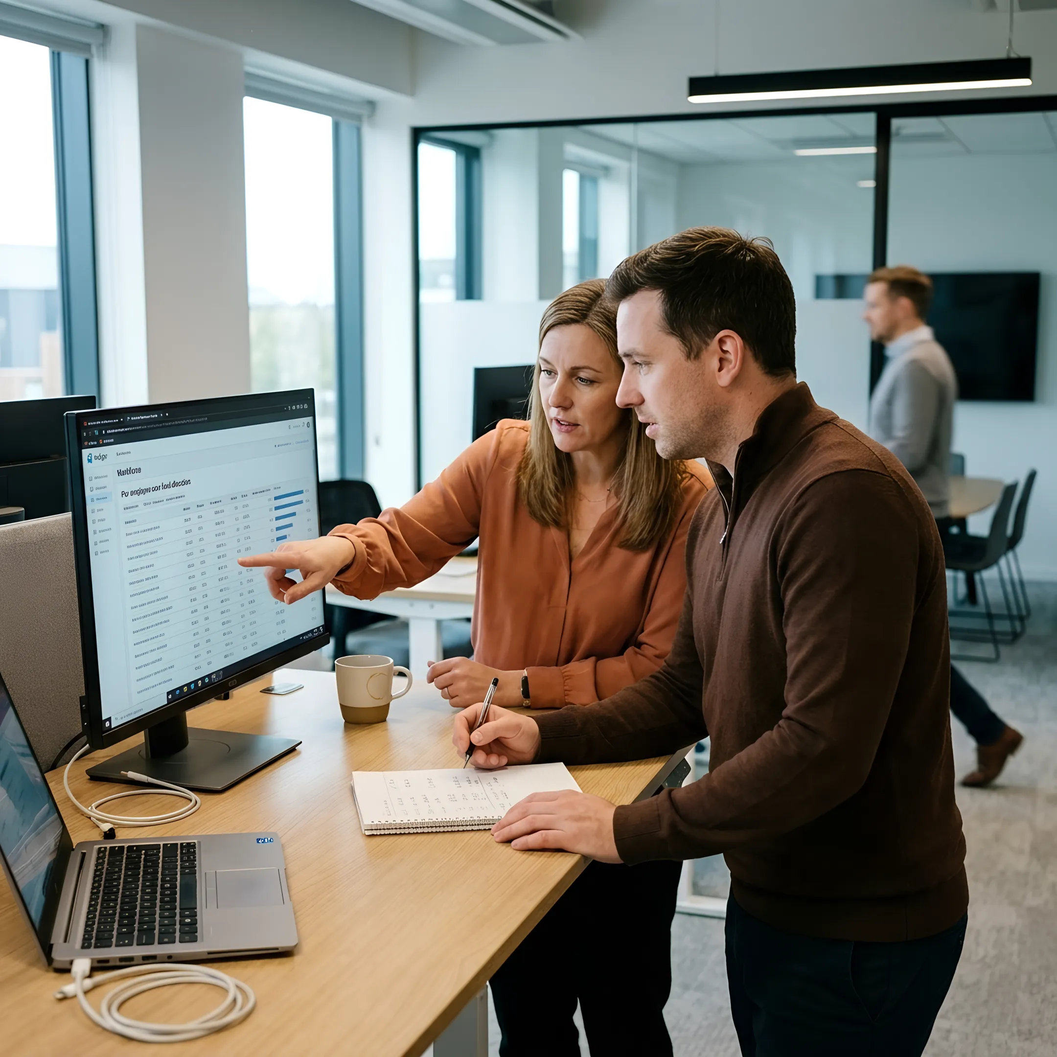 Benefits team modelling care fund allocation per employee