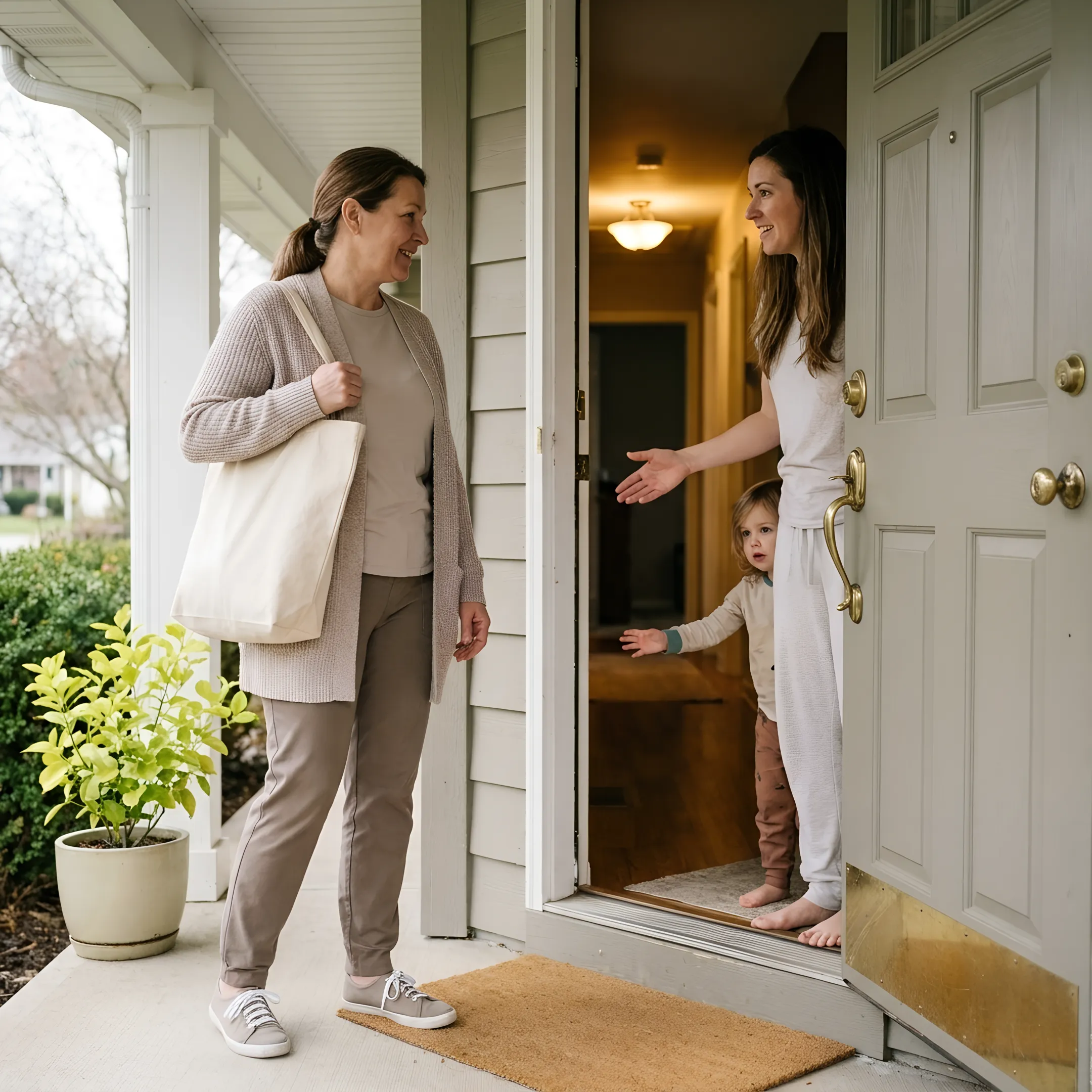 Pre-vetted professional caregiver on an employer-funded booking