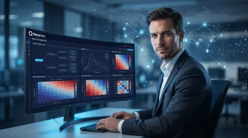 AI stress testing simulation dashboard visualizing portfolio risk across multiple market scenarios