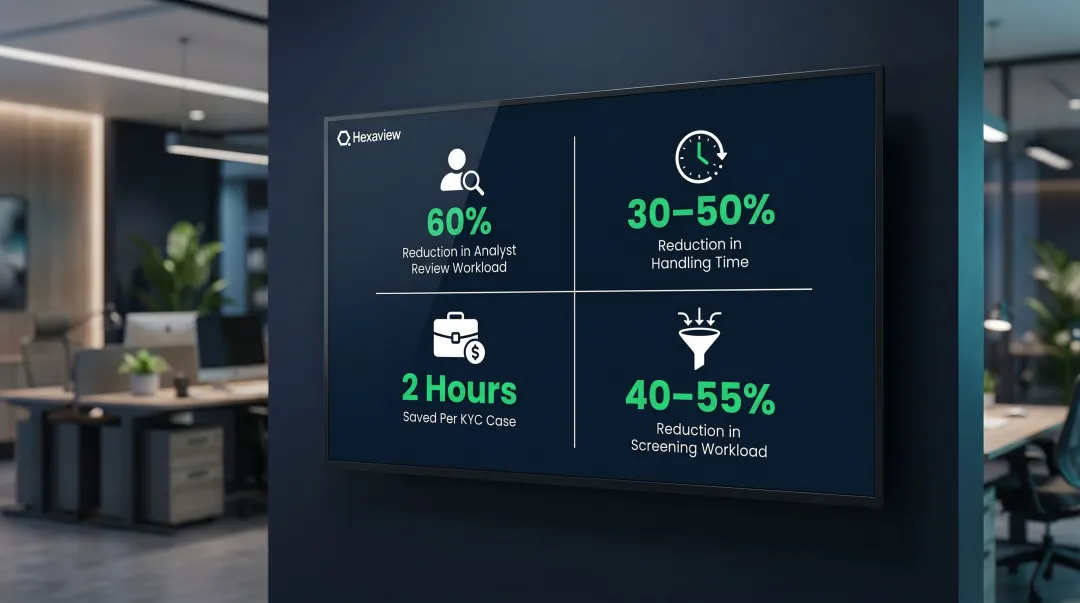 AI onboarding automation compliance and cost reduction outcomes metrics comparison
