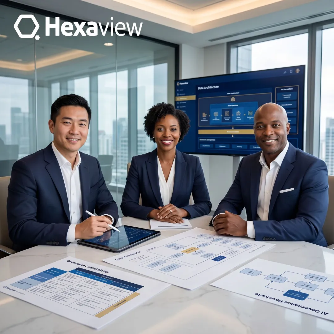 Consultants planning AI strategy for financial firms