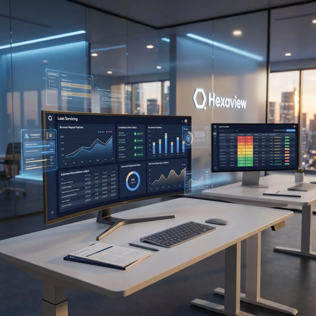 AI agents supporting loan servicing operations