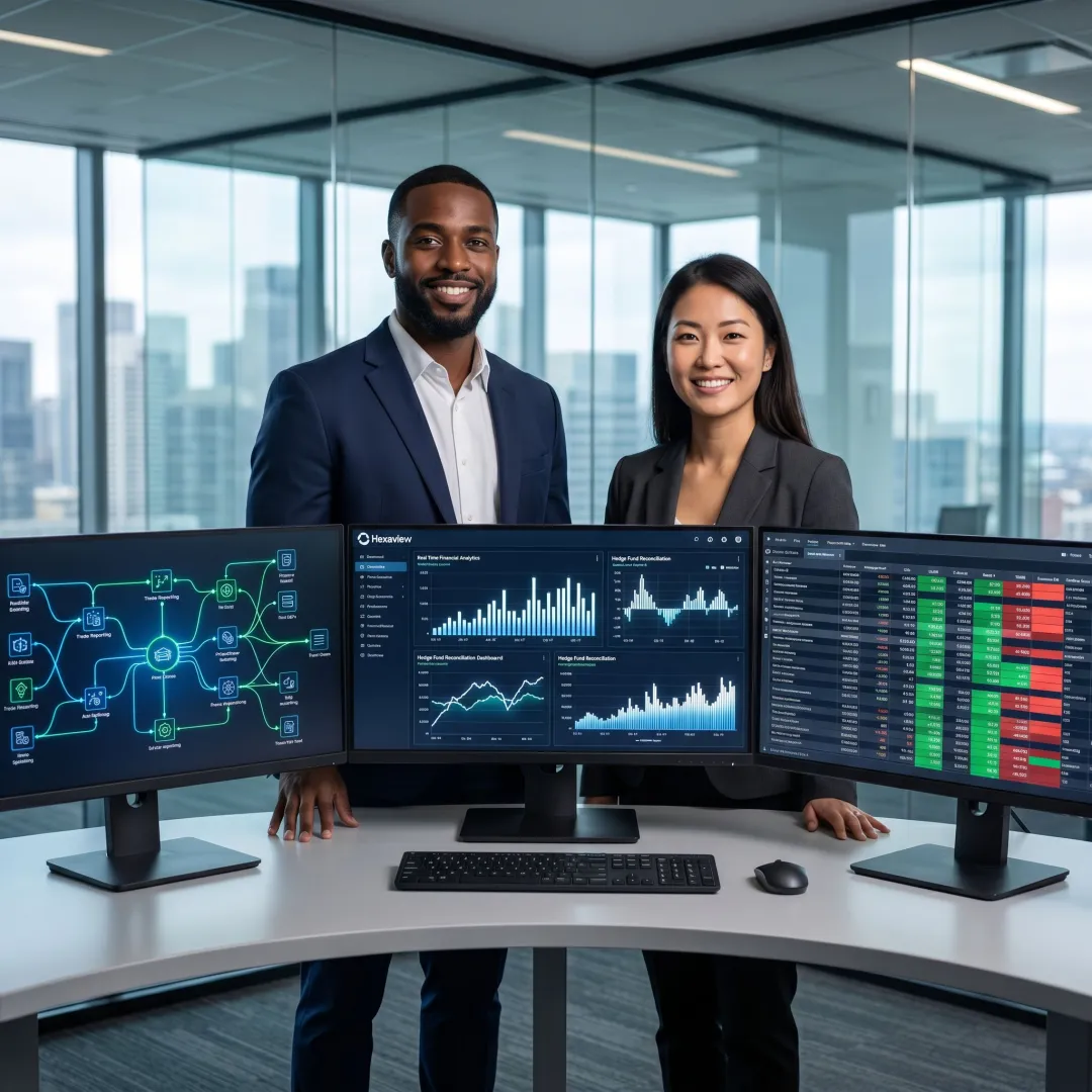 Consultants planning financial automation strategy
