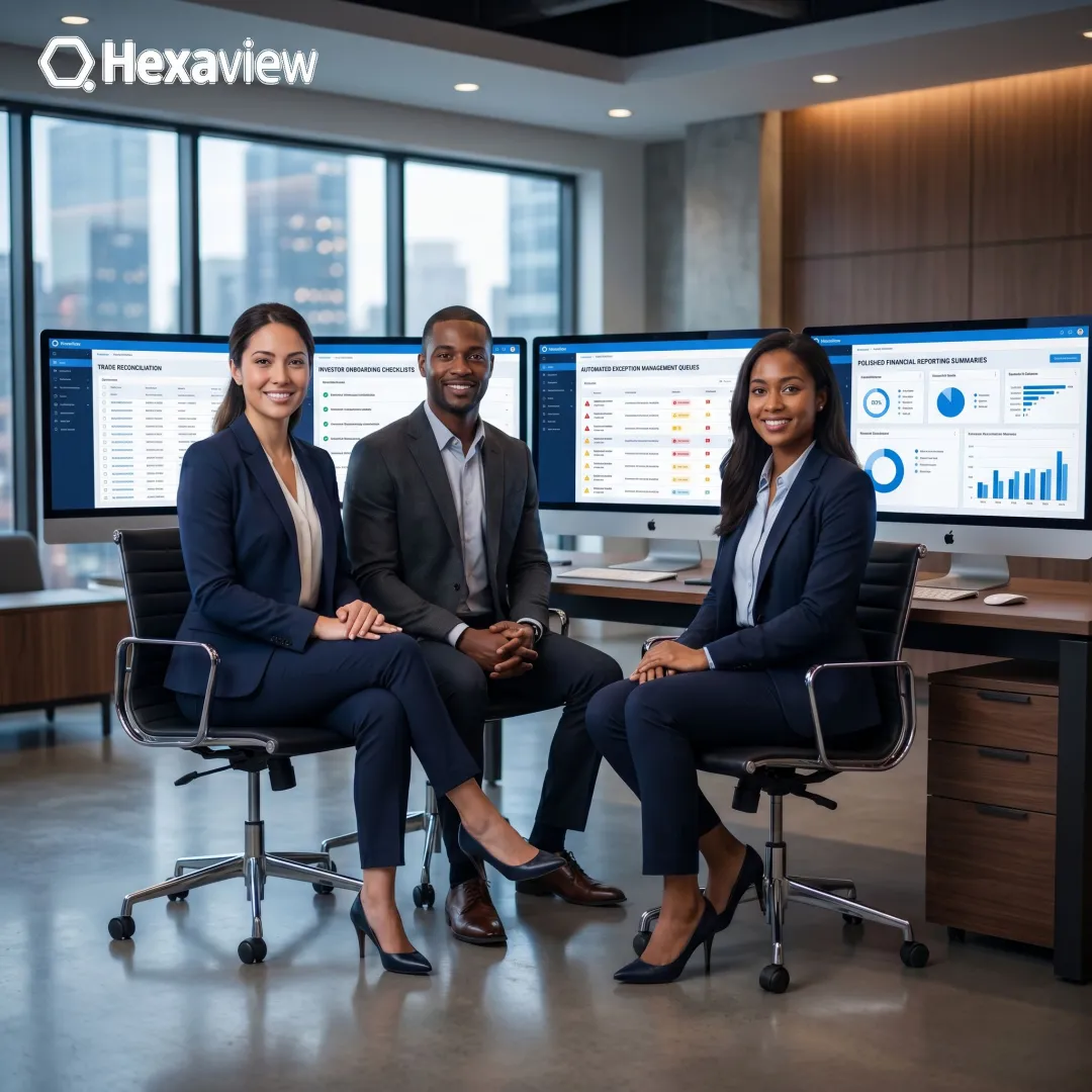 Fund operations team using AI workflow tools