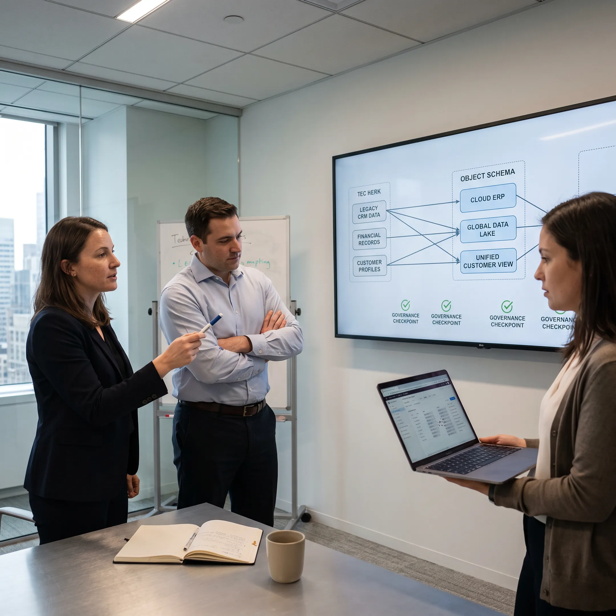 Team mapping legacy CRM data to Salesforce