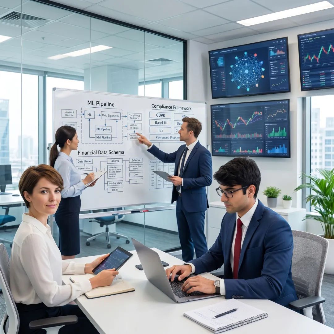 Machine learning model planning for financial operations