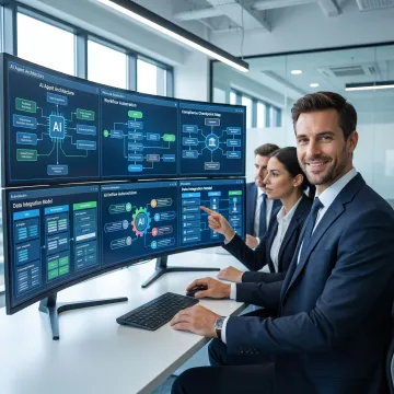 Financial AI agent workflow planning session