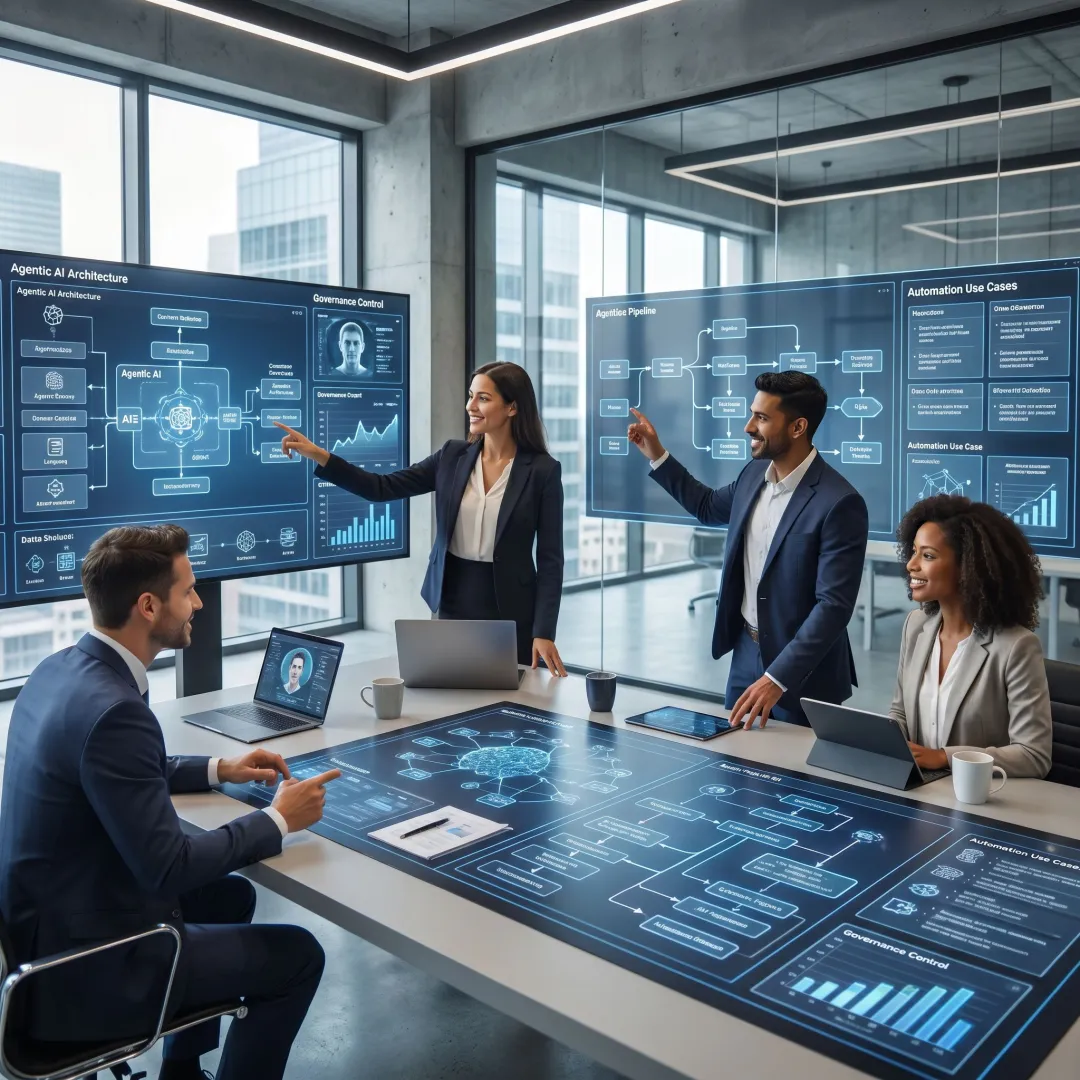 Financial AI architecture planning session