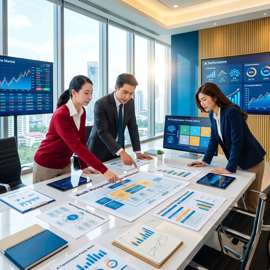 Financial AI roadmap planning session