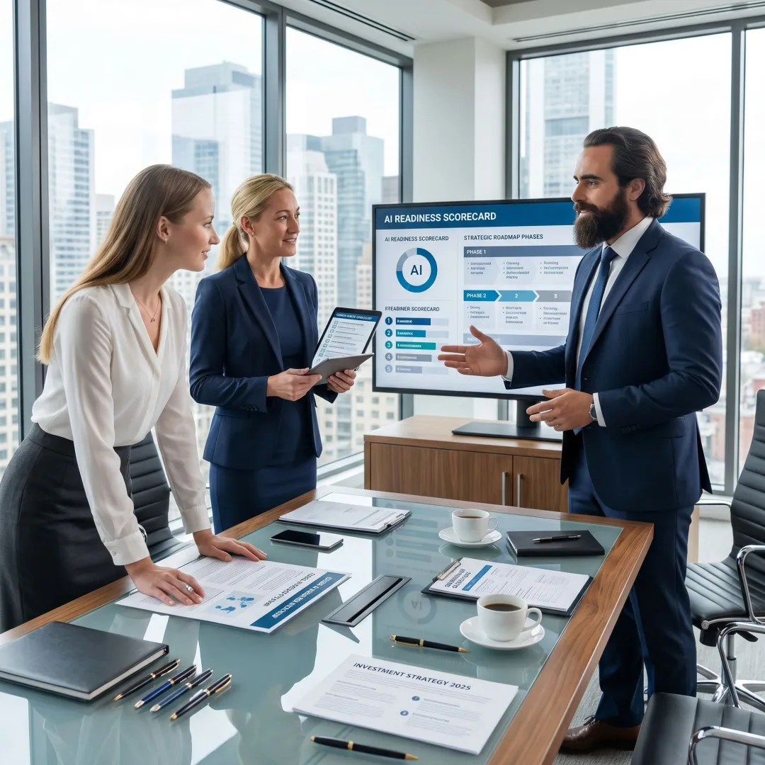 AI Readiness Assessment & Adoption Roadmap for FinTech & Wealth Management