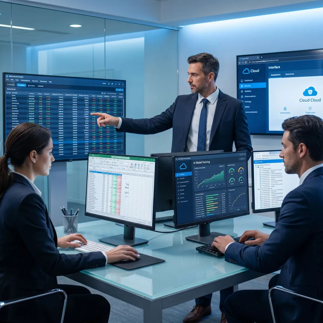 Data preparation and AI model training workflow