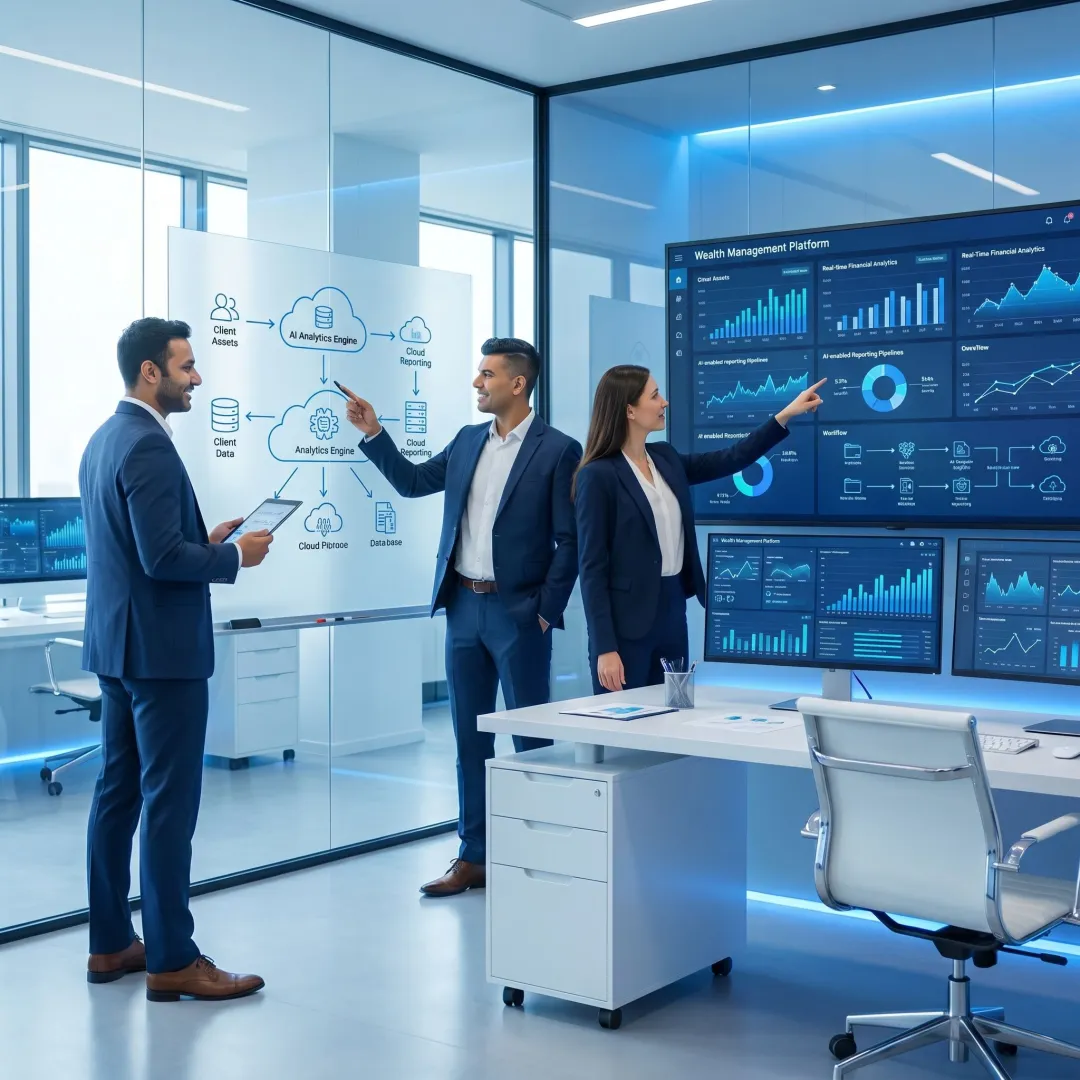 Wealth management platform implementation dashboard