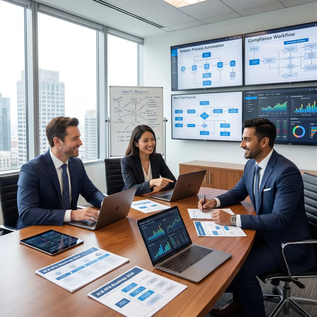 Consultants planning AI automation strategy