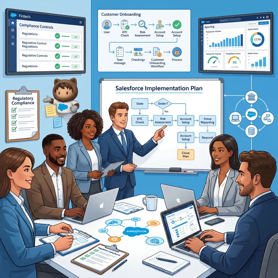 Salesforce implementation planning for fintech operations