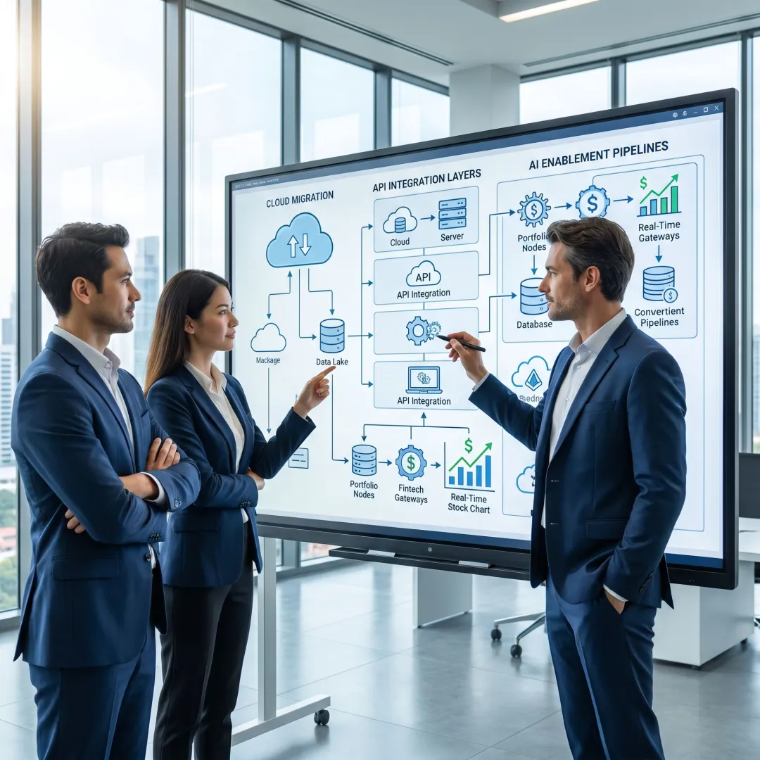 Architects planning fintech platform modernization