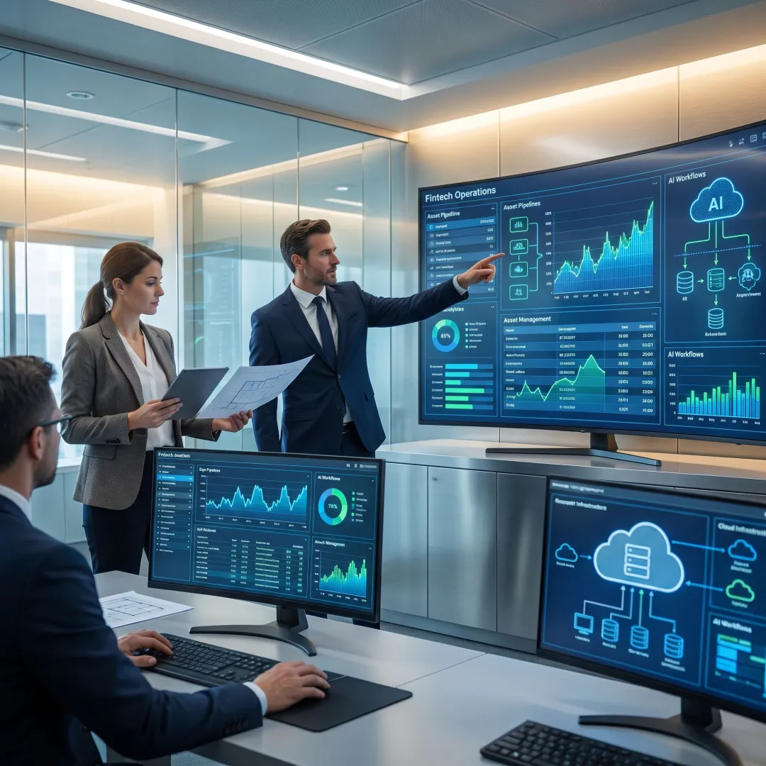 Data platform and AI architecture for financial services