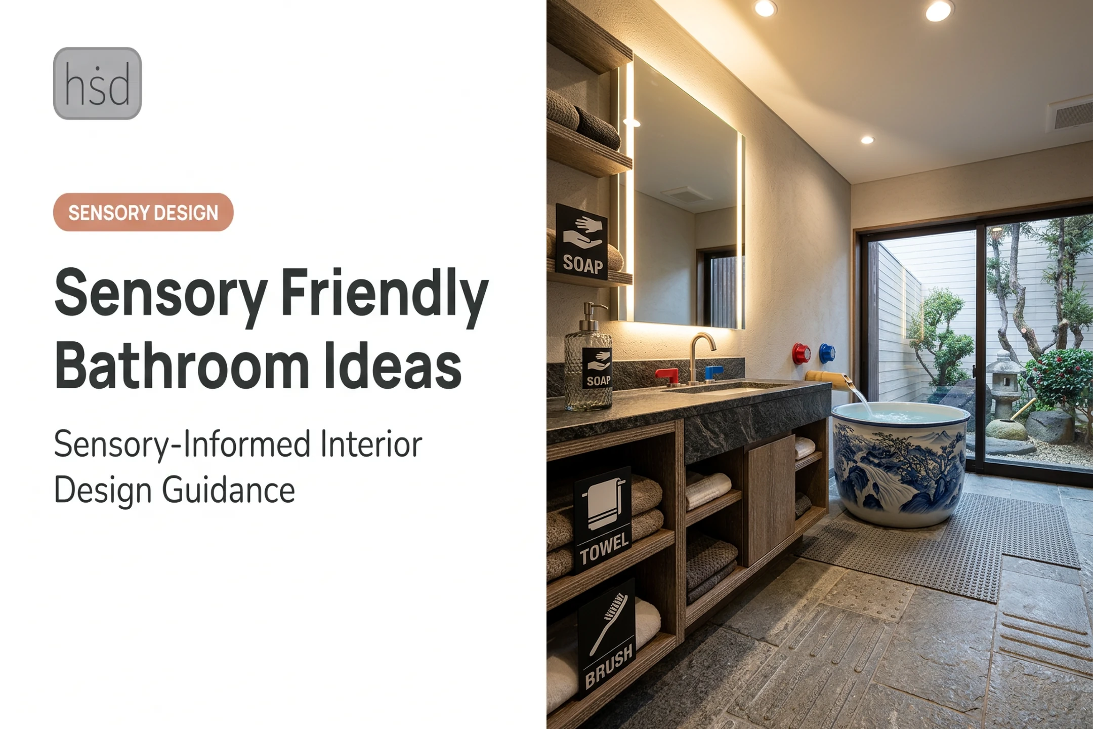 Sensory Friendly Bathroom Ideas