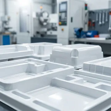 Precision PS and HIPS thermoformed plastic components with smooth finish