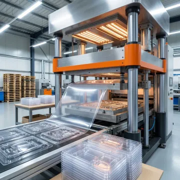 Custom PETG plastic thermoformed parts and components