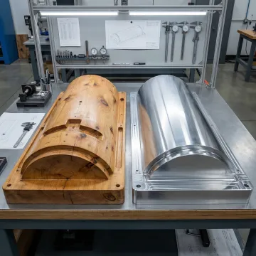 Step-by-step plastic tooling manufacturing process from prototype to aluminum production mold