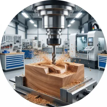 CNC milling machine creating a master pattern for custom polyurethane tooling