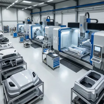 Custom thermoformed plastic components for transportation manufacturing