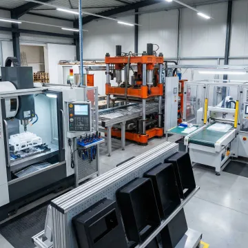 Step-by-step plastic thermoforming process for custom generator enclosures at Hill Plastics