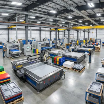 Precision plastic fabrication in a modern manufacturing facility