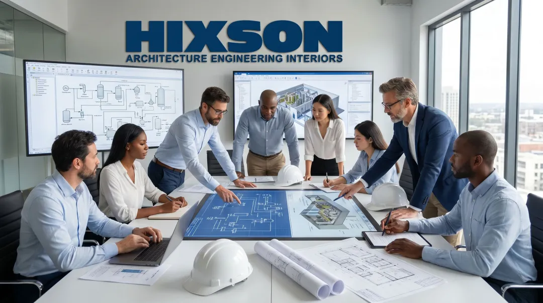 Hixson integrated multi-discipline engineering team collaborating on pharmaceutical facility design