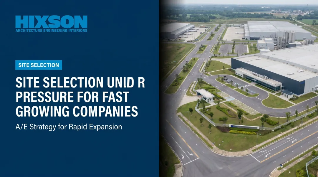 Site Selection Under Pressure for Fast Growing Companies