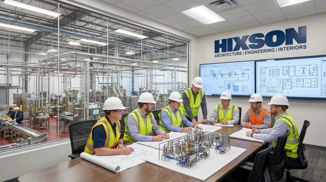 Hixson engineers designing sustainable food and beverage industrial facility systems