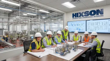 Hixson engineers designing sustainable food and beverage industrial facility systems