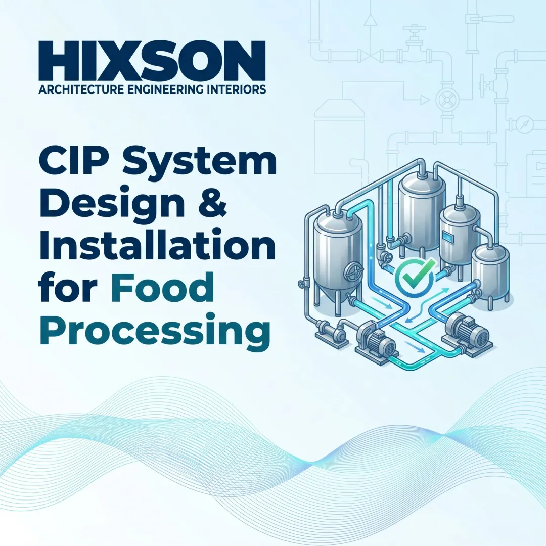 CIP System Design & Installation for Food Processing