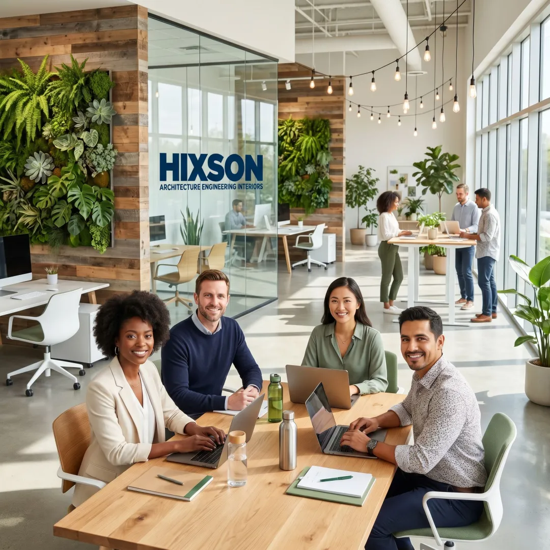 Modern LEED-focused corporate office interior