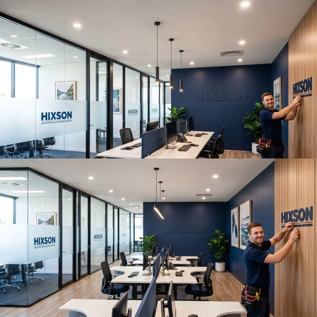 Modern commercial office fit out interior