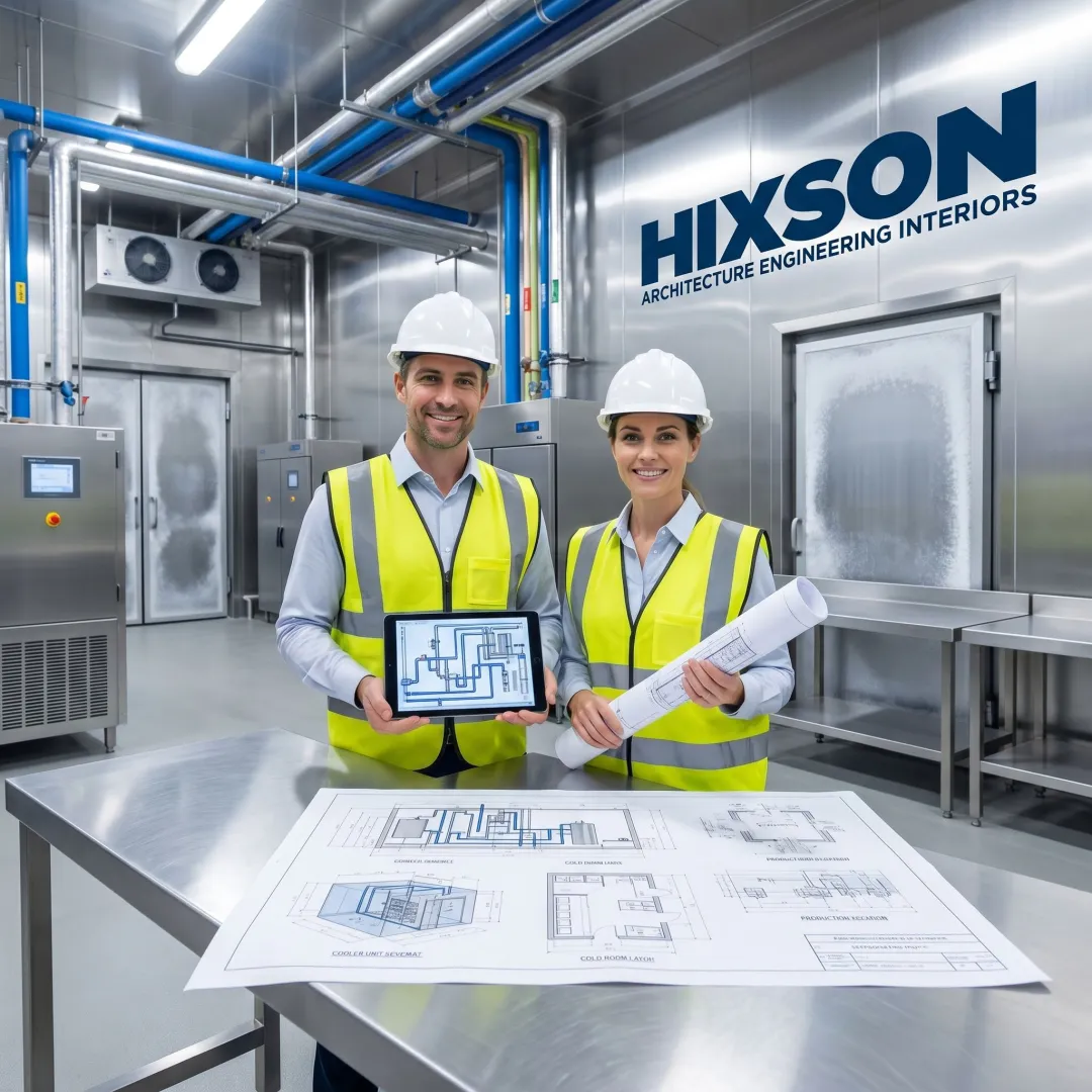 Industrial refrigeration design for a meat processing facility