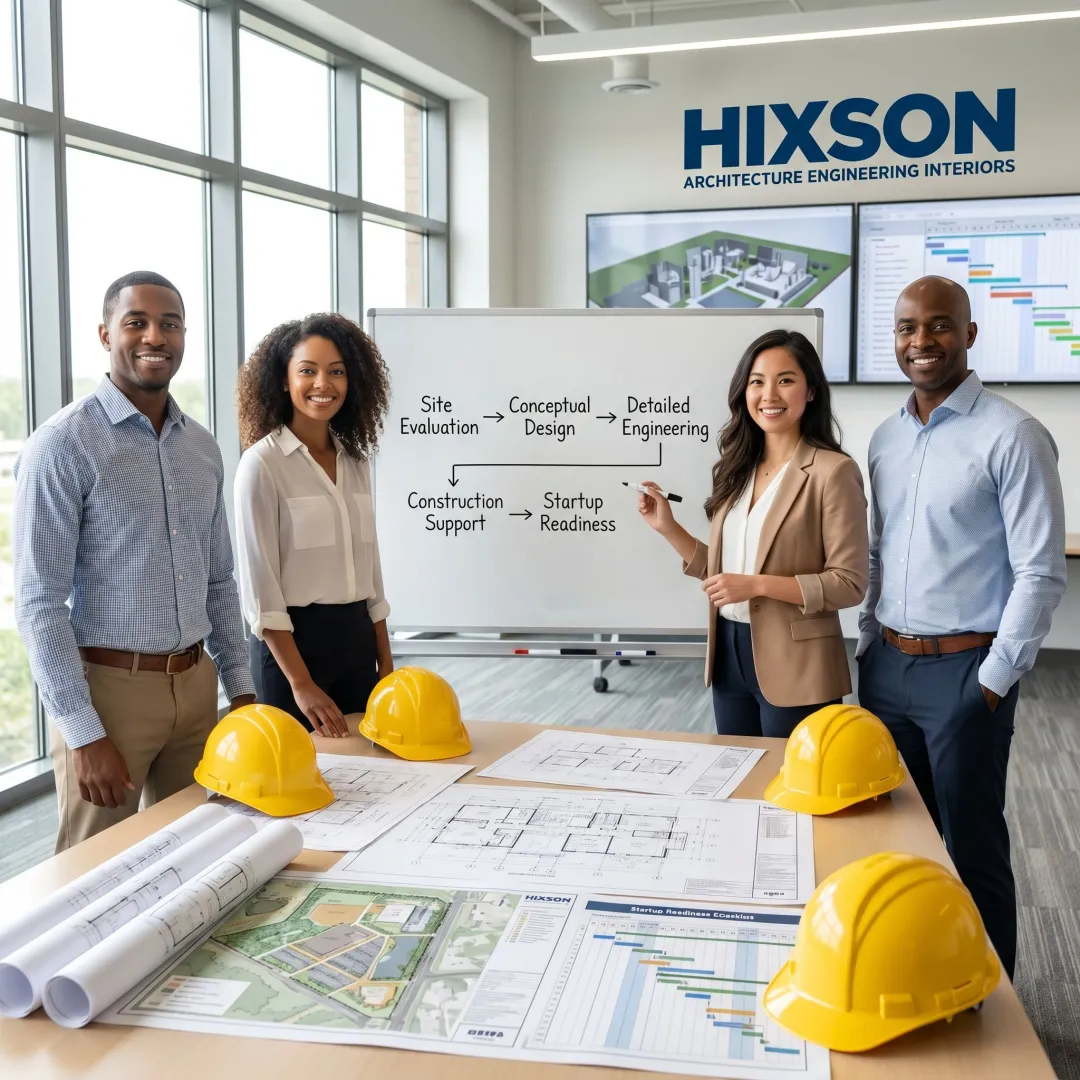 Greenfield facility planning and design process
