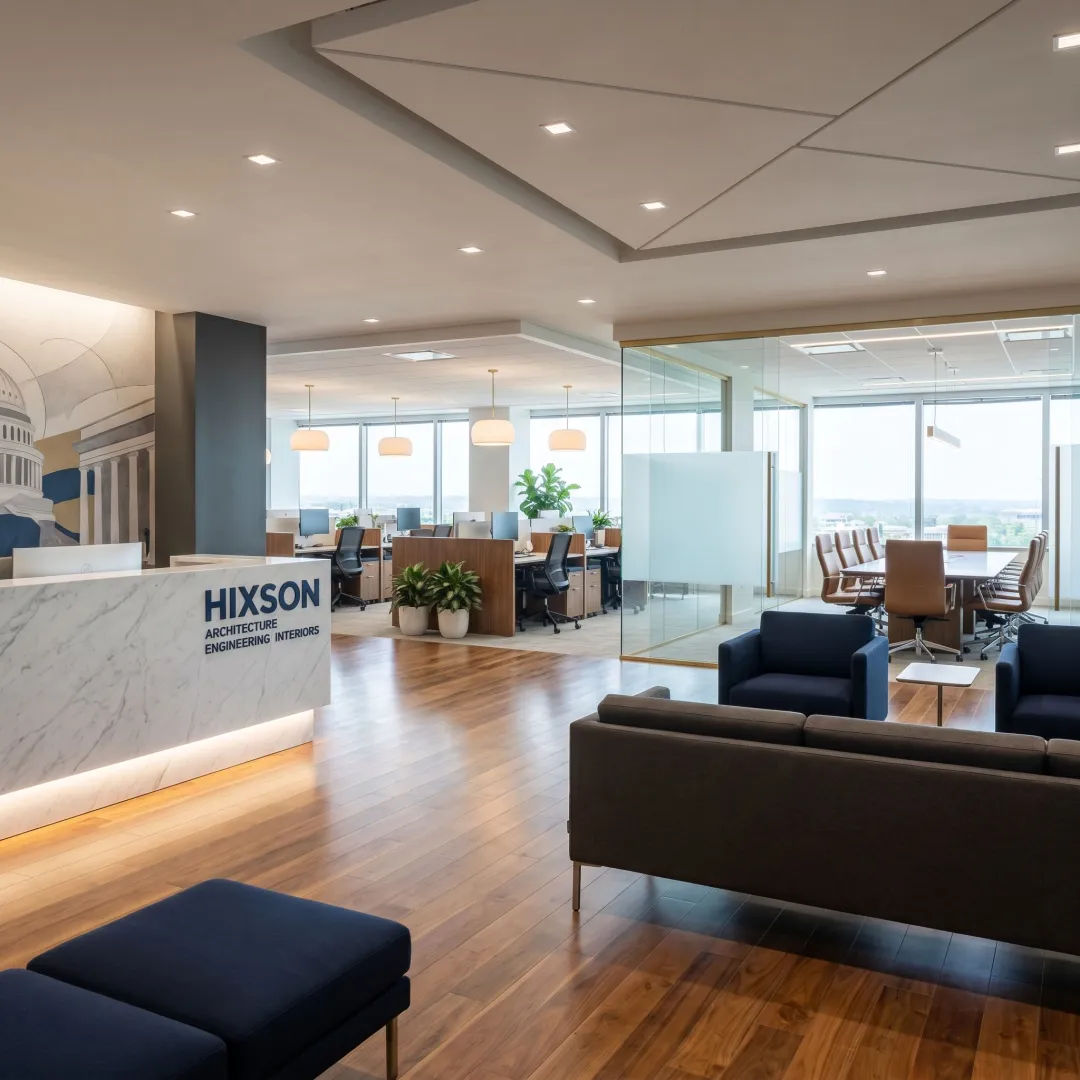 Modern commercial office interior in Washington D.C.