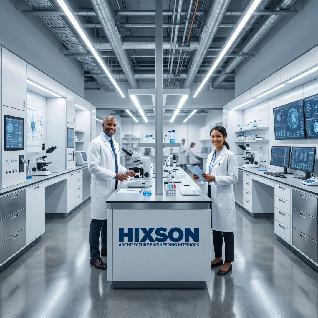 Modern engineering laboratory designed for research teams