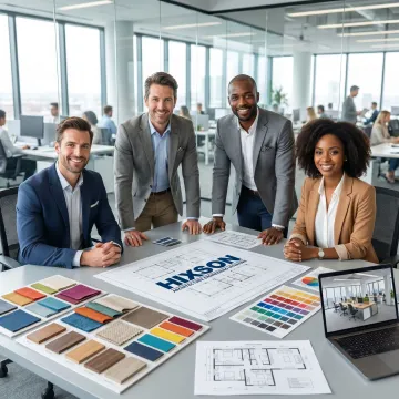 Corporate office design planning session