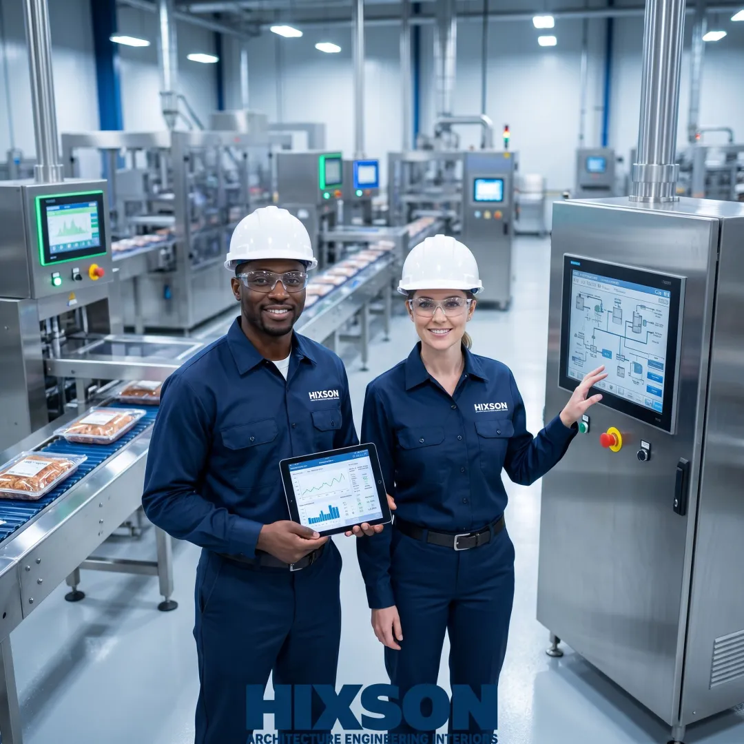 Food and beverage automation control system in operation