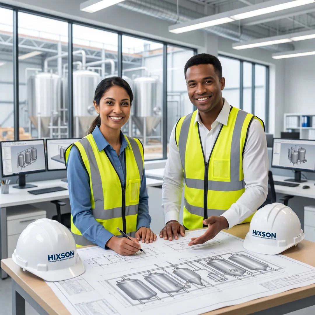 Modern dairy processing facility design team