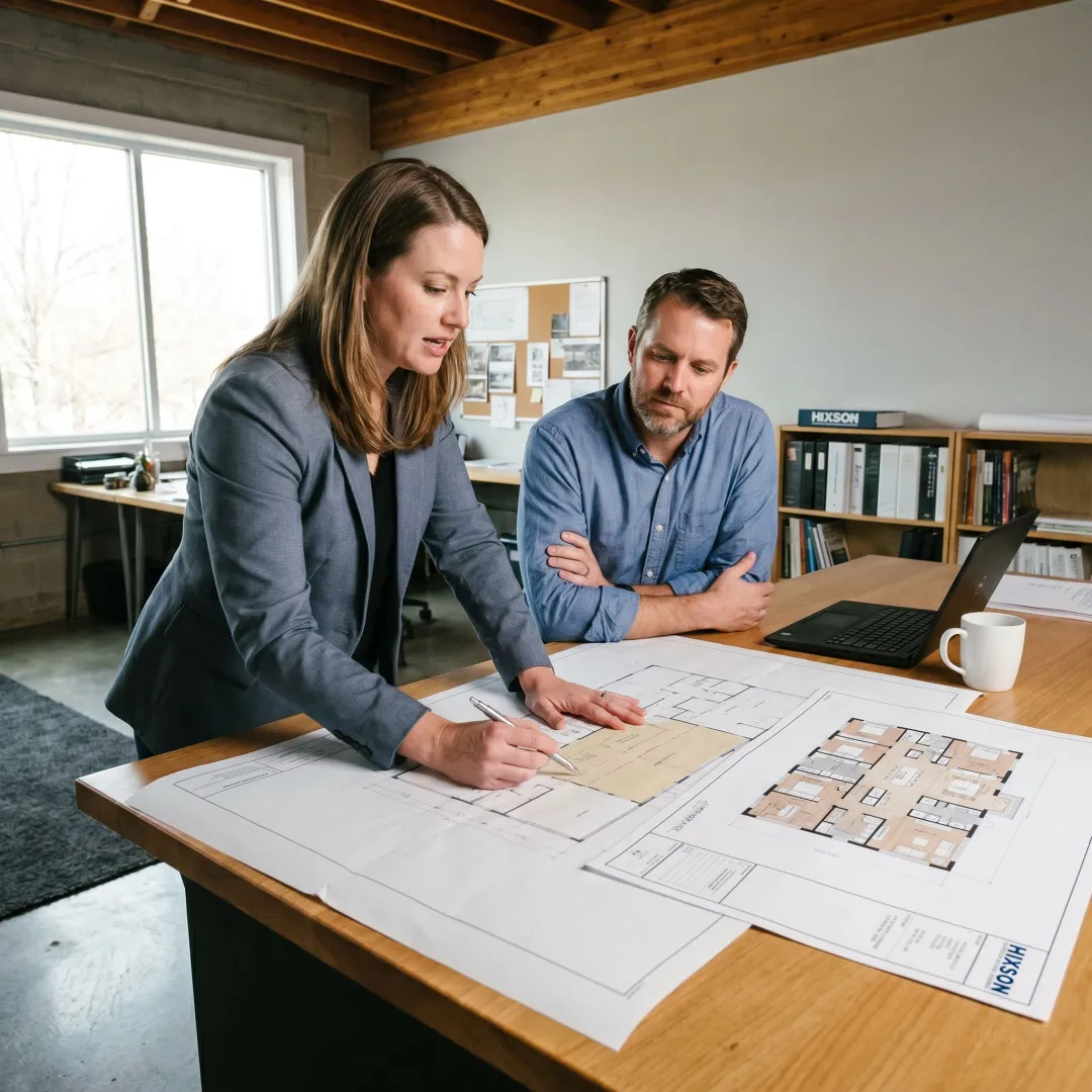 Office space planning session in Greensboro NC