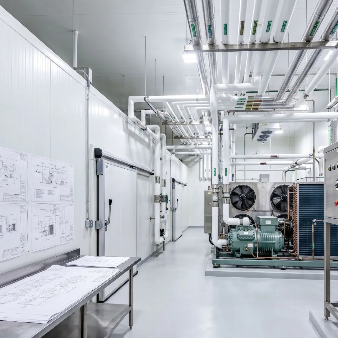 Industrial refrigeration design for a meat processing plant
