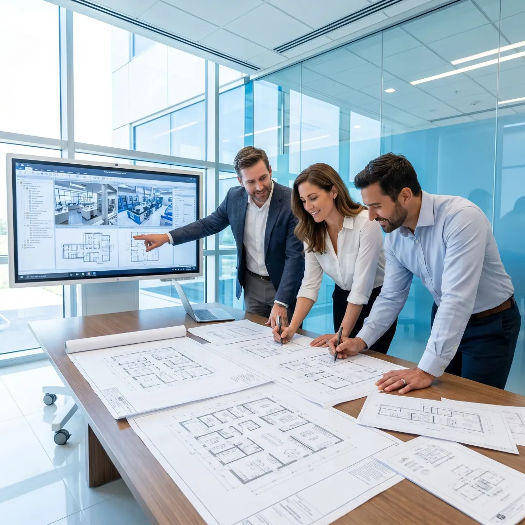 Modern life sciences facility design collaboration